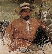 Nikolay Fechin Portrait of artist oil